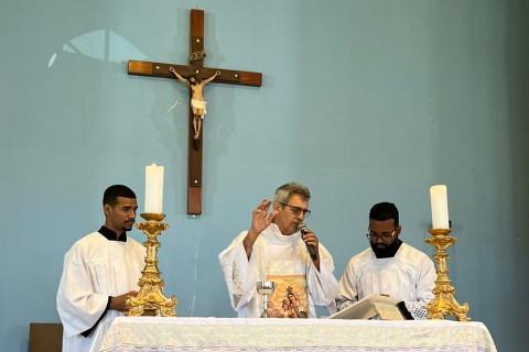 Celebração do Batismo do Senhor na Quase-Paróquia Mãe da Misericórdia